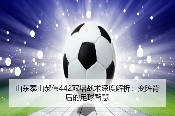 山东泰山郝伟442双塔战术深度解析：变阵背后的足球智慧